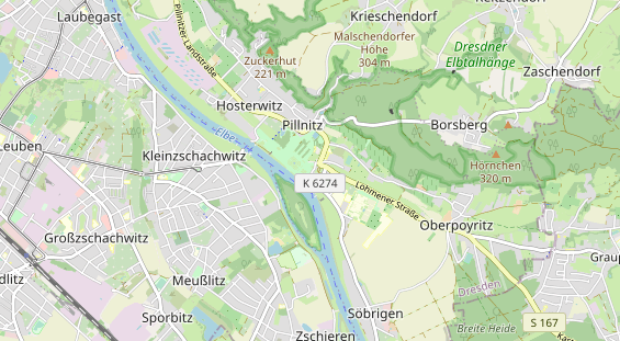 Restaurant auf Karte