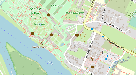 Restaurant auf Karte