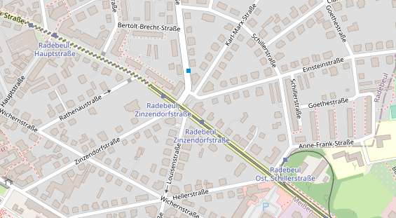 Restaurant auf Karte