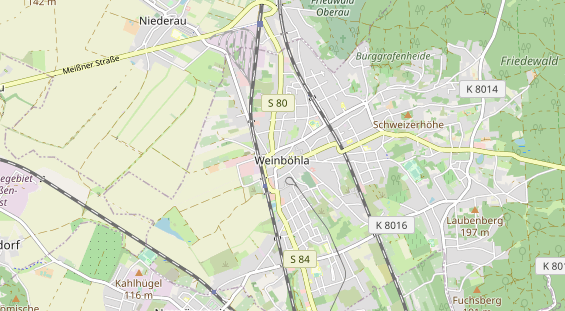 Restaurant auf Karte