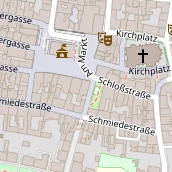 Restaurant auf Karte