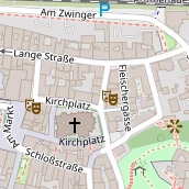Restaurant auf Karte