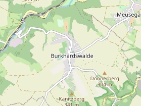 Restaurant auf Karte
