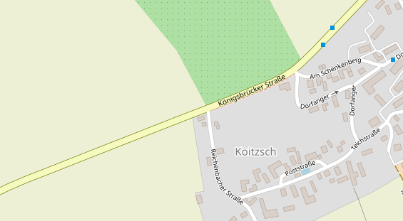 Restaurant auf Karte