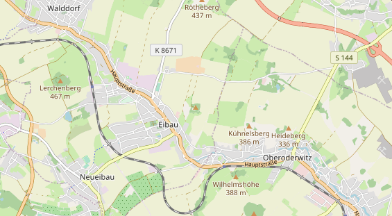 Restaurant auf Karte