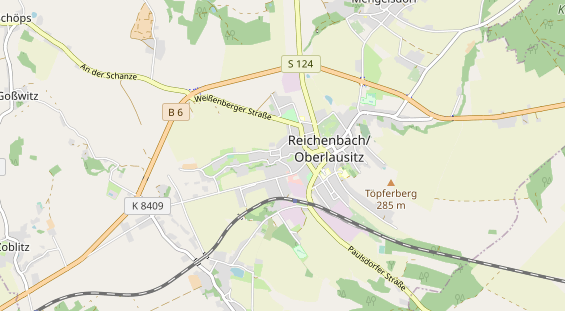 Restaurant auf Karte