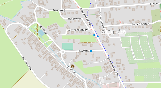 Restaurant auf Karte