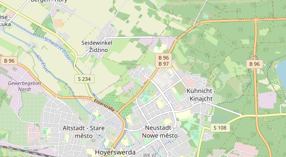 Restaurant auf Karte