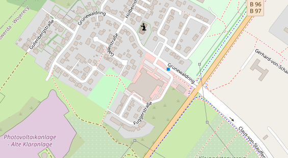 Restaurant auf Karte