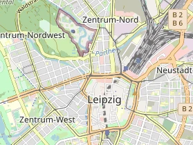 Restaurant auf Karte