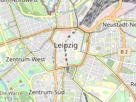 Restaurant auf Karte