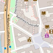 Restaurant auf Karte