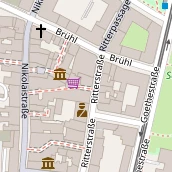 Restaurant auf Karte