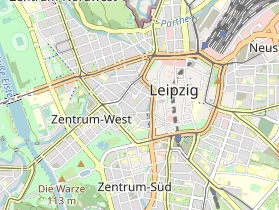 Restaurant auf Karte