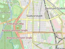 Restaurant auf Karte