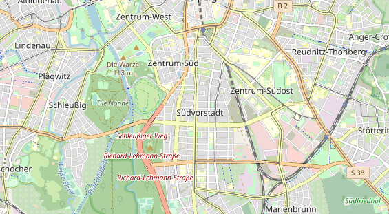 Restaurant auf Karte