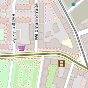 Restaurant auf Karte