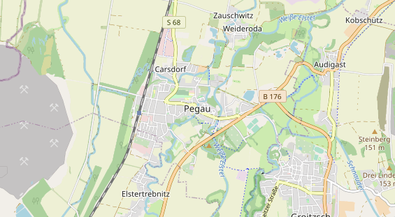 Restaurant auf Karte