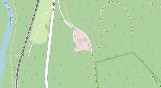 Restaurant auf Karte