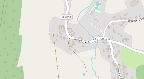 Restaurant auf Karte