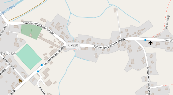 Restaurant auf Karte