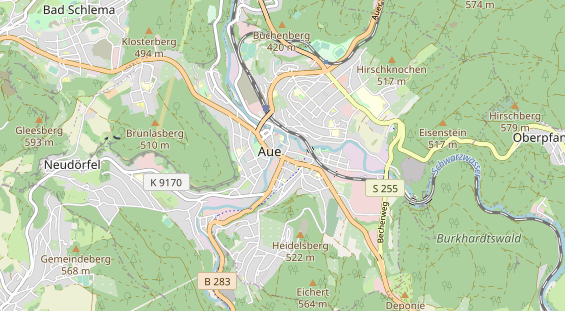 Restaurant auf Karte