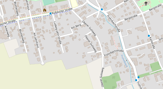 Restaurant auf Karte