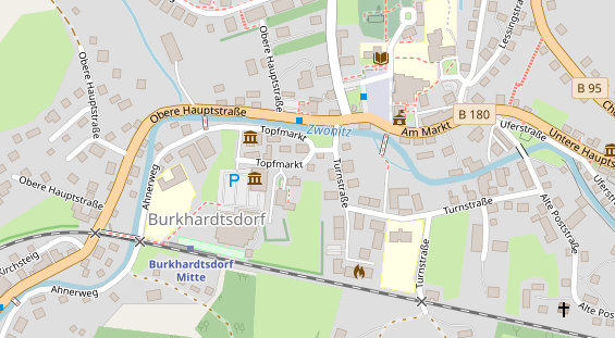 Restaurant auf Karte