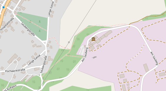 Restaurant auf Karte