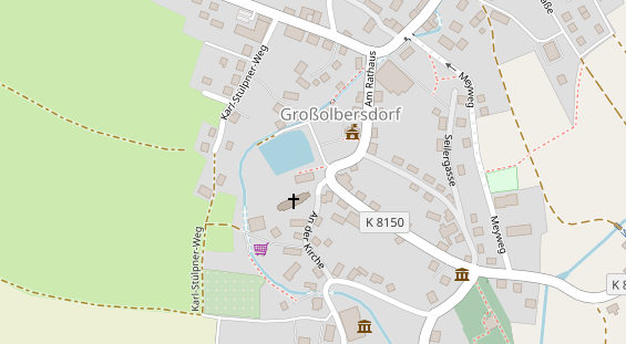 Restaurant auf Karte