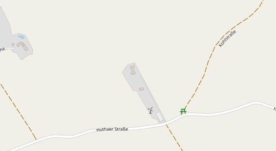 Restaurant auf Karte