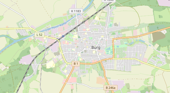 Restaurant auf Karte