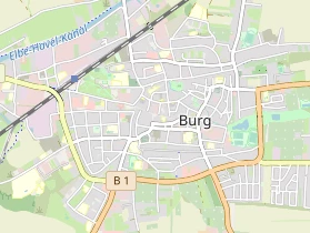 Restaurant auf Karte