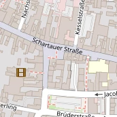 Restaurant auf Karte