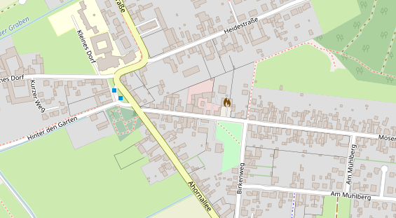 Restaurant auf Karte