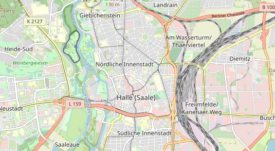 Restaurant auf Karte