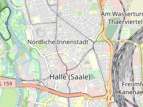 Restaurant auf Karte