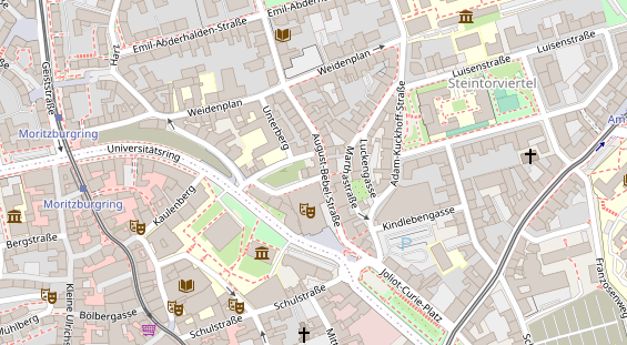 Restaurant auf Karte