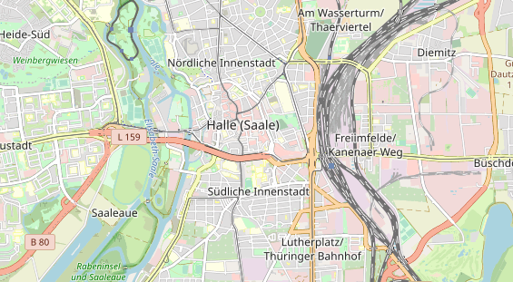 Restaurant auf Karte