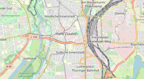 Restaurant auf Karte