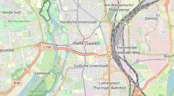 Restaurant auf Karte