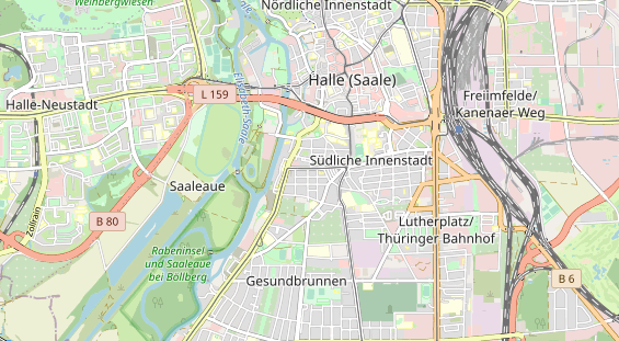 Restaurant auf Karte