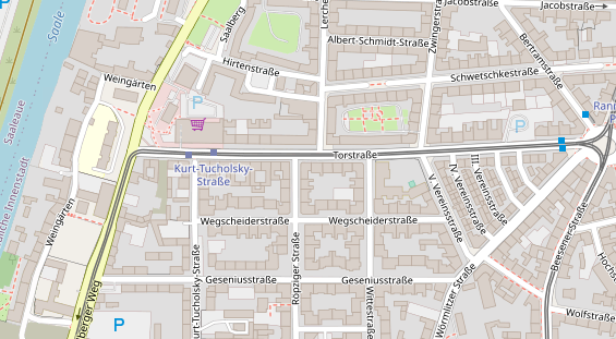 Restaurant auf Karte