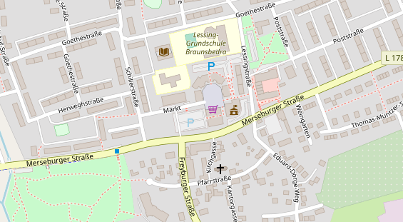 Restaurant auf Karte