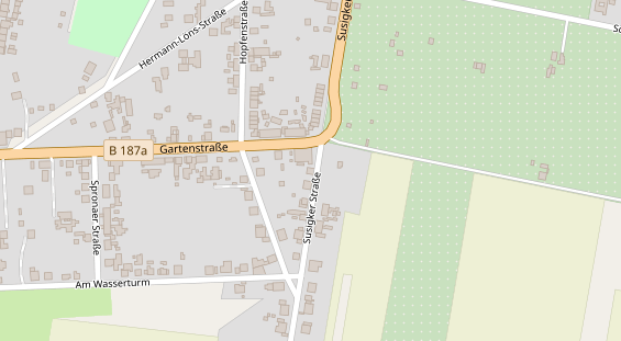 Restaurant auf Karte