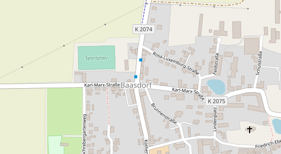 Restaurant auf Karte