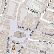 Restaurant auf Karte