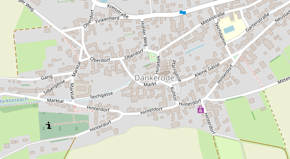 Restaurant auf Karte