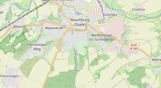 Restaurant auf Karte