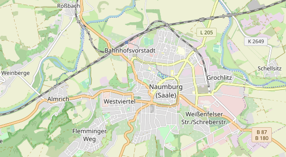 Restaurant auf Karte